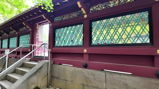Ueno Toshogu Shrine ornate architecture with gold decorative details April 25 2026