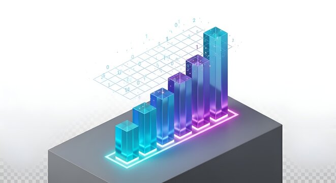 Five Bars of Gradient Growth
Blue to Purple: Data Rising
Abstract Ascent on Dark Gray
Spectral Rise in 3D Space
Gradient Metrics of Progress
Purple Haze of Rising Stats
Digital Data Ascending
Cool Ton