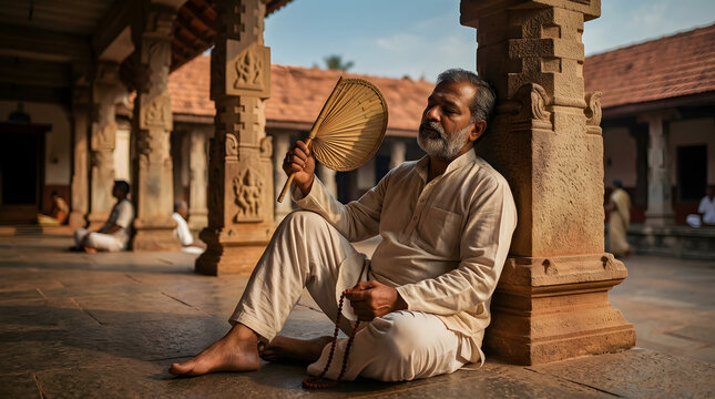Nirjala ekadashi lord vishnu devotee resting during a sacred fast