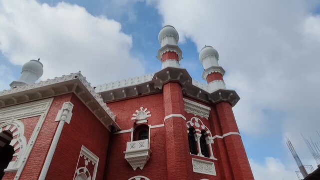 Close-up view of Northbrook Hall or Lalkuthi