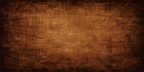 A textured, dark brown wooden surface with subtle grain patterns and a rustic, vintage feel, offering a warm and natural background for design. © LumenCraft