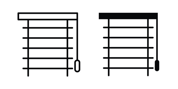 Blinds open icon