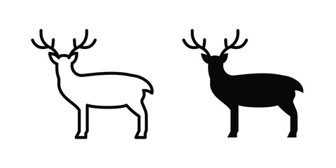 Fototapeta premium Deer icon