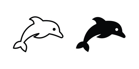 Fototapeta premium Dolphin icon