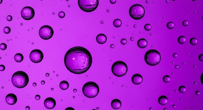 Microscopic view of purple stained cell samples under laboratory conditions.