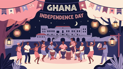 Ghana Independence Day Celebration Night. © Agos