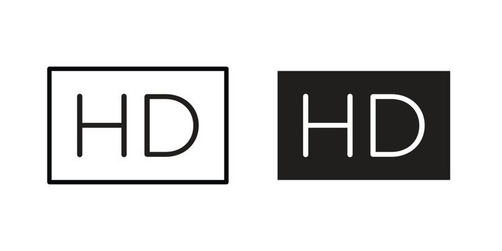 High definition icon