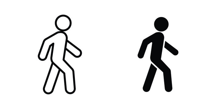 Person walking icon