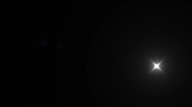 Glitter sparkle animated on black screen, white shining twinkle star dust light, camera flashes effect, papparazi camera flash, bokeh light lights effect background. 4K