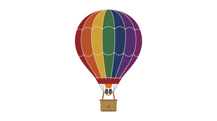 Fototapeta premium Colorful Hot Air Balloon Ride.
