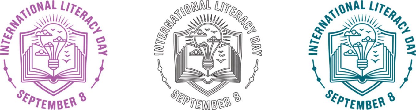 International literacy day logos