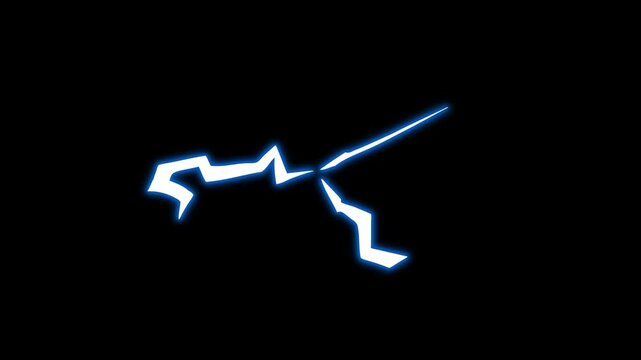 2D cartoon energy FX with flash explosion, thunder boom, lightning sparks, hand drawn smoke and liquid blast elements, artoon thunder bursts hand drawn animations on black screen background in 4K