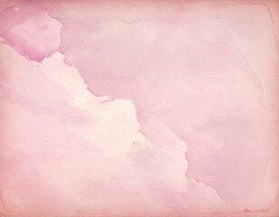 Obraz premium ヴィンテージ風の淡いピンクの紙テクスチャ背景。レトロな質感のアンティークな背景素材。/Vintage pale pink paper texture background. Antique background material with a retro texture.