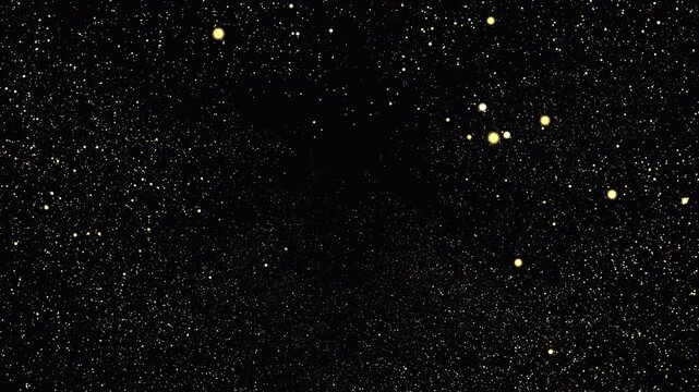 Premium Kinetic Particle Ring Ambient Champagne Gold Shader Background
