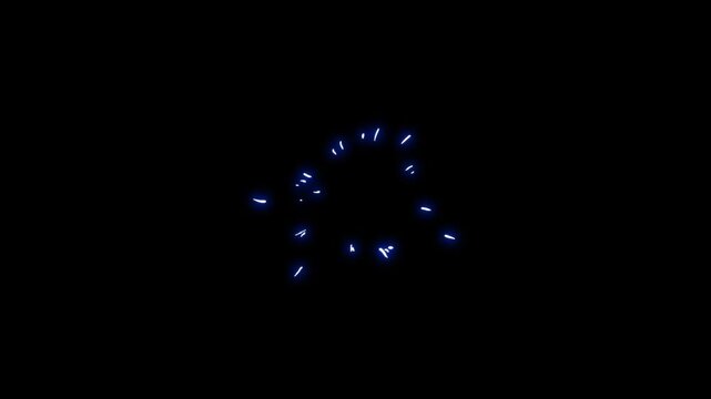 Energy fireworks explosion cartoon FX, smoke dust, line splash doodle spark burst, 2D flash hand drawn motion elements, alpha channel black screen background, 4K animation.