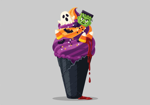 A monstrous ice cream cone