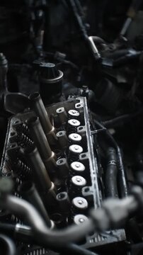 car engine detail