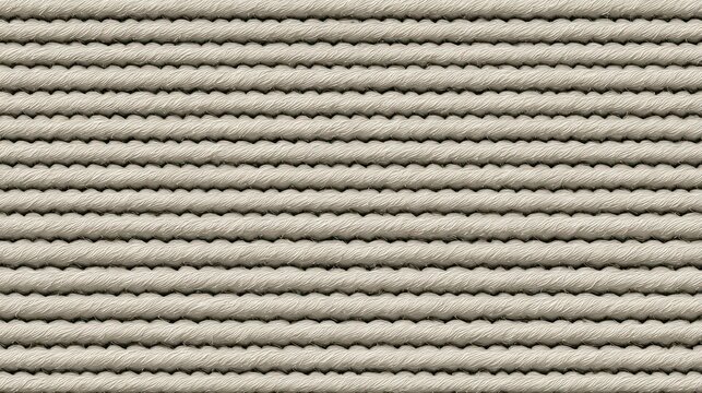 Detailed macro view showcases a repeating pattern of thick, parallel woven cordage with fine texture