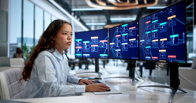 Young Latina Software Developer Creates App Visually