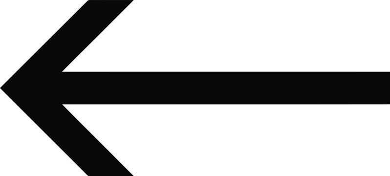 Black arrow pointing left