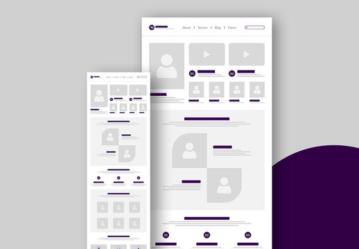 Wireframe Template Layout
