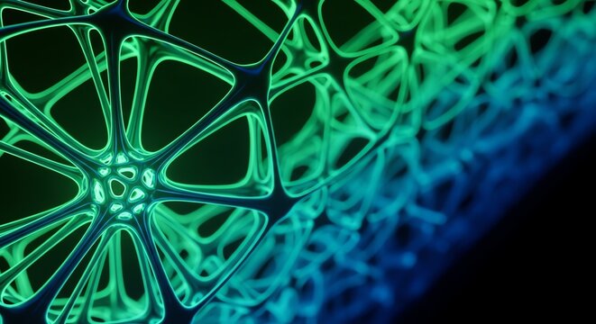 Futuristic Technology Network Communication Background