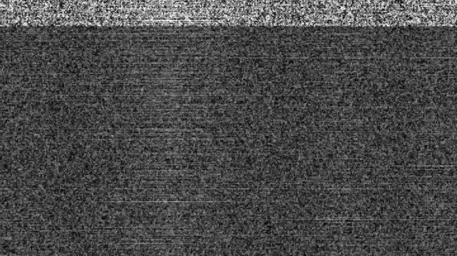 Analog tv noise background for signal loss and broadcast error. Television static texture for glitch interference and screen distortion. Old vhs style noise overlay for retro video effect. animation