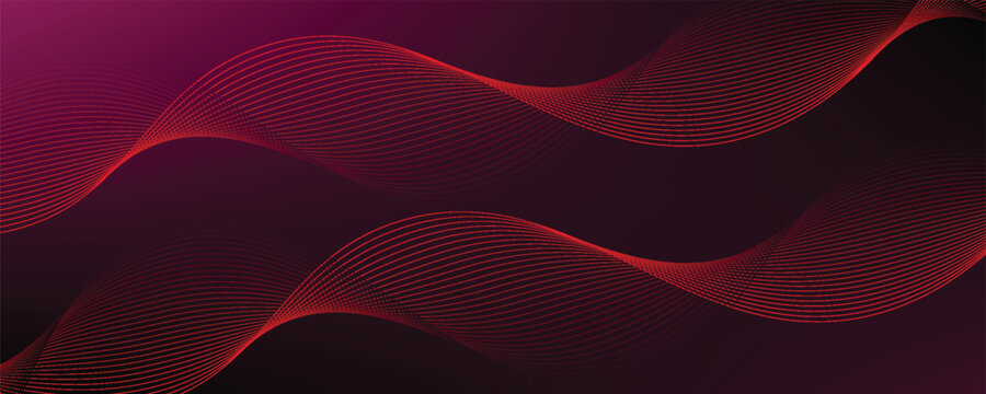 Abstract dark magenta and black gradient vector background