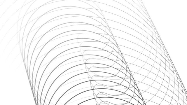 Futuristic wave line moving animated on white background. Vd_1793
