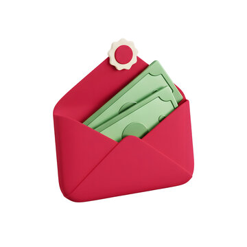 Red Envelope with Money
