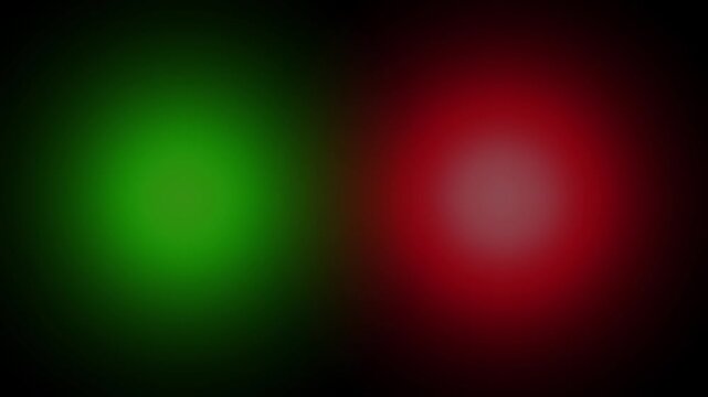 Red and Green police emergency lights flashing alternately with bright lens flare effects. Clean warning strobe beacon animation with a seamless loop on a transparent alpha channel background