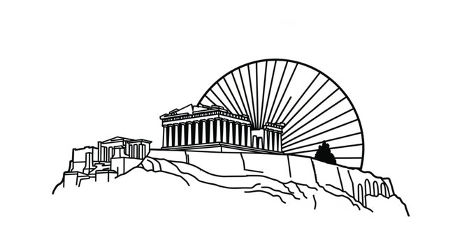 Acropolis of Athens Ancient Greek Architecture.