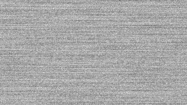 TV static noise effect. TV fuzz background showing digital grain static visual interference on television screen. White noise caused by bad signal reception.