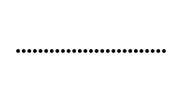 Minimal Dotted Line Vector Brush Clean Graphic Design Divider for Professional Layouts and Stationery