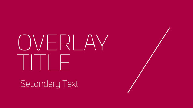 Tinted Caption - Professional creative caption animation with artistic typography for portfolio reels, design showcases and branded digital content