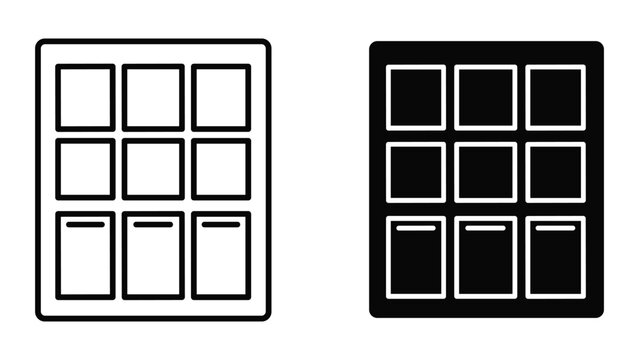Two different wireframe mobile app screen layouts with various ui elements on white background