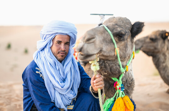 portrait of Bedouin man in the Sahara