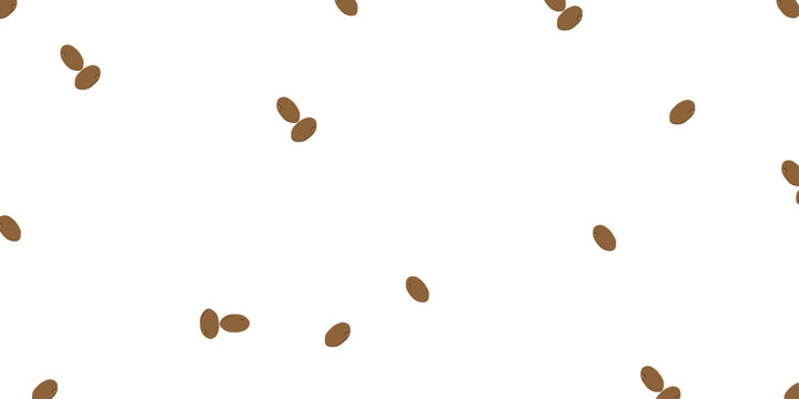Seamless pattern of soybeans on white background for plant protein packaging and vegan food design