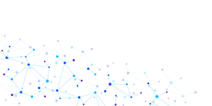 Molecular structure and genetic engineering, molecules DNA, neural network, scientific research. Abstract background for innovation technology, science, healthcare, and medicine