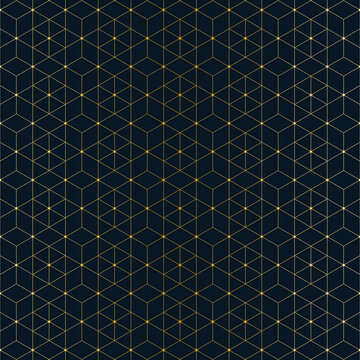 Abstract seamless pattern with a geometric background of polygonal lines. Stylish texture