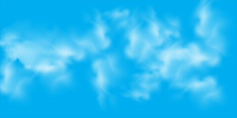 Obraz premium Vibrant Sky Blue Abstract Cloud Formation with Soft Natural Texture and Clean Layout contemporary graphic artwork eps10