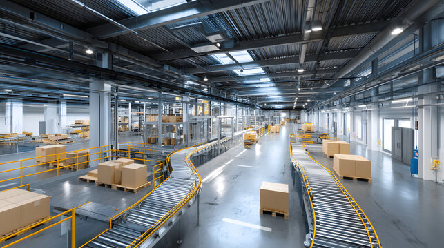Empty Commercial Packaging Facility