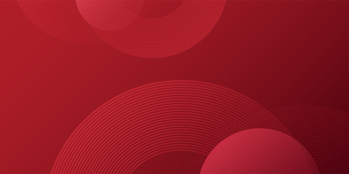 Minimalist Red abstract background, pattern Dynamic geometric transprancy, shapes composition creative opacity vector.