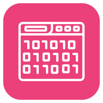 Hack Code Icon Style