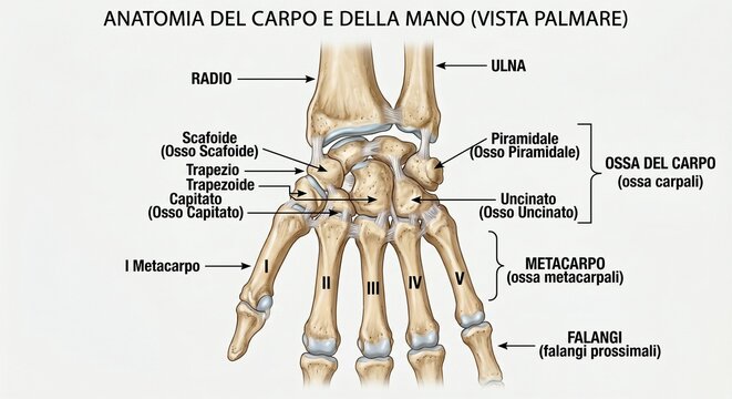 illustrazione del carpo