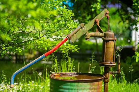old watering can