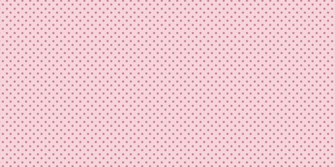 Seamless pattern with pink and white geometric polka dot. Background for valentines day and romantic greeting cards © BOHEXX