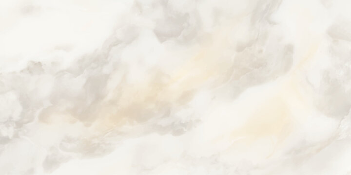 White cream marble background with warm golden patch and gray cloud veining for premium luxury interior design and modern branding