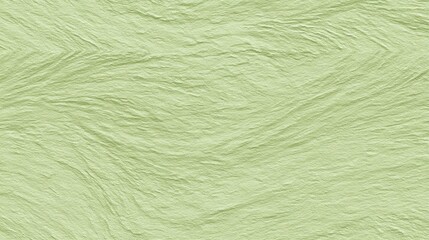 Fototapeta premium Light green textured wall with a subtle, wavy, embossed pattern resembling natural fibers or wood grain, abstract vegetable background for kids