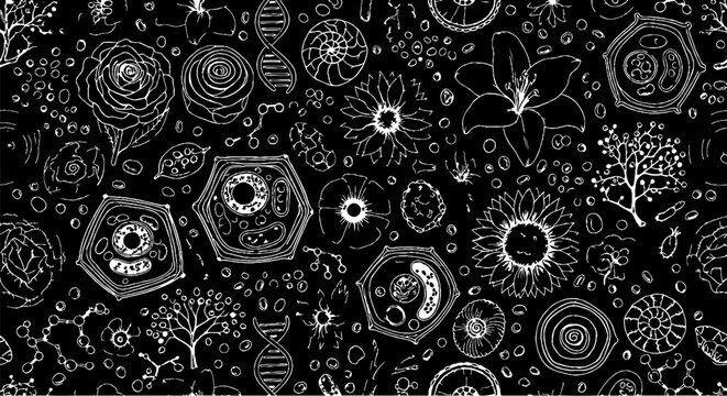 Intricate black and white geometric mandala pattern artwork.